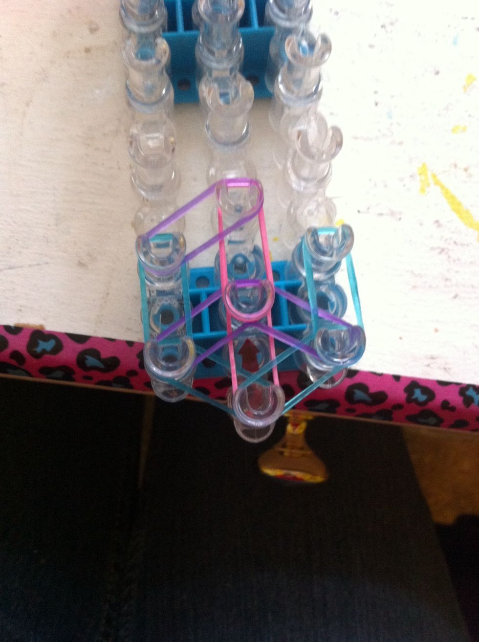Put a purple here and continue steps 5-6 until you get to the end