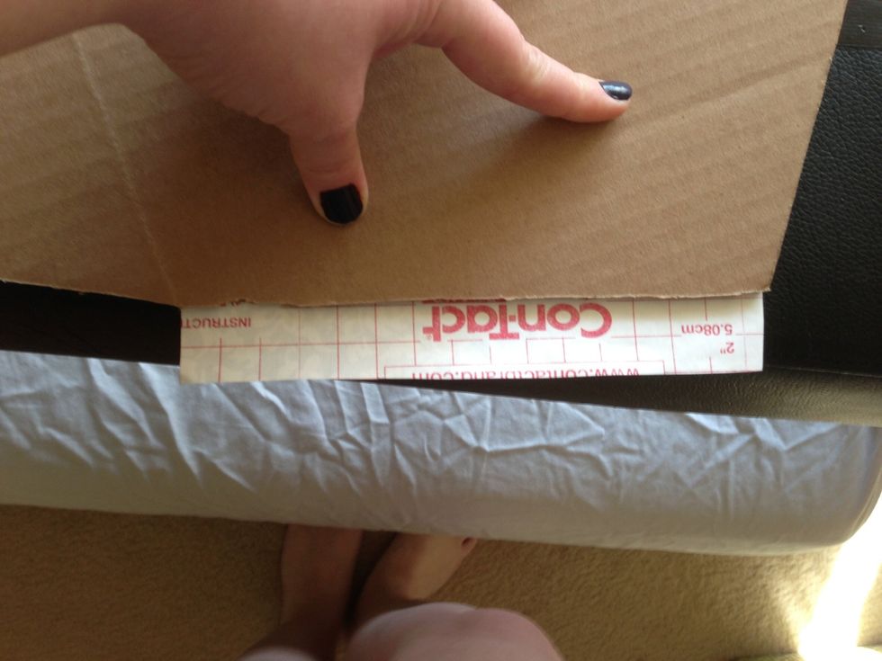 Put about an inch on the backside of the pentagon.