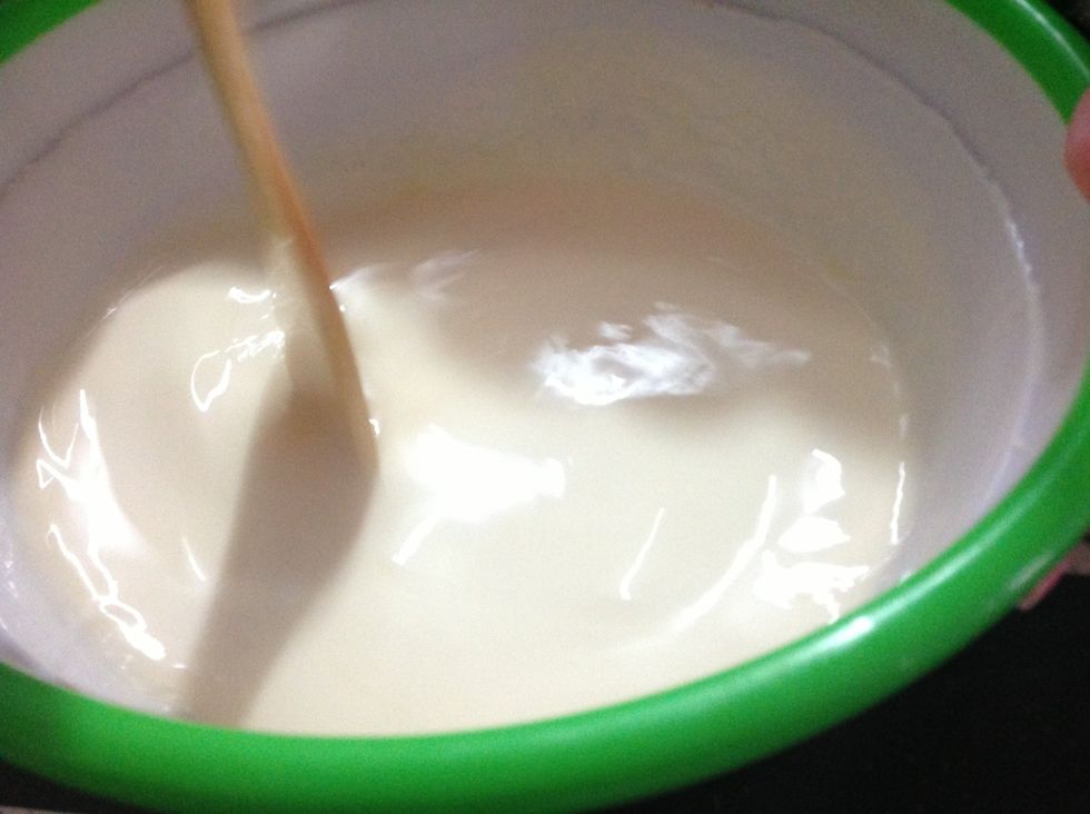 Put all ingredients in a big bowl except for the bread, mix well