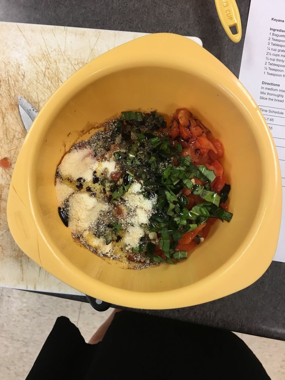 Put all of the ingredients into a bowl