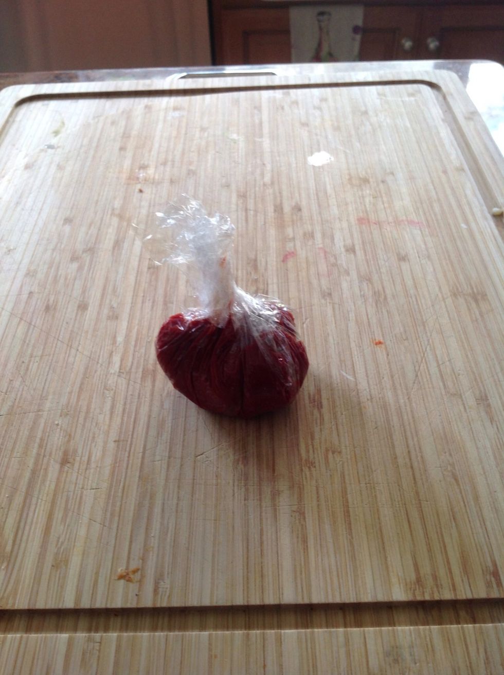 Put all the ends together and place in freezer for next time.