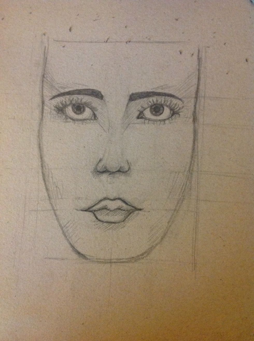 Put all the shadows that you see in the draw