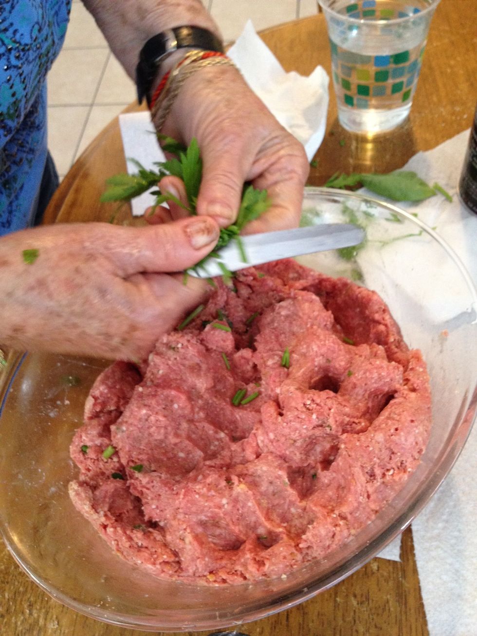 Put another 3-4 sprigs of italian parsley