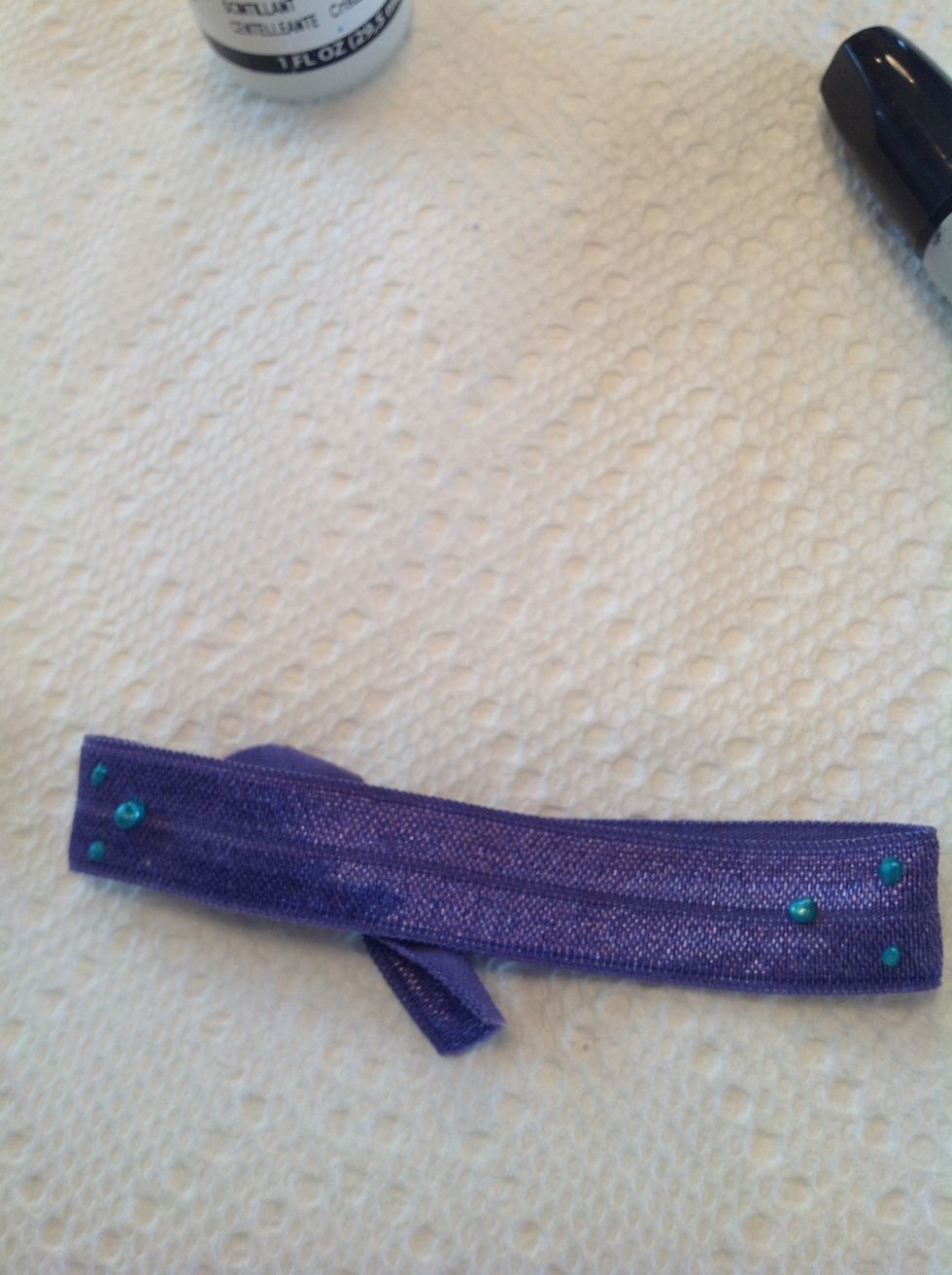 Put any kind of design u want near the end not near the middle.\ud83d\ude1c