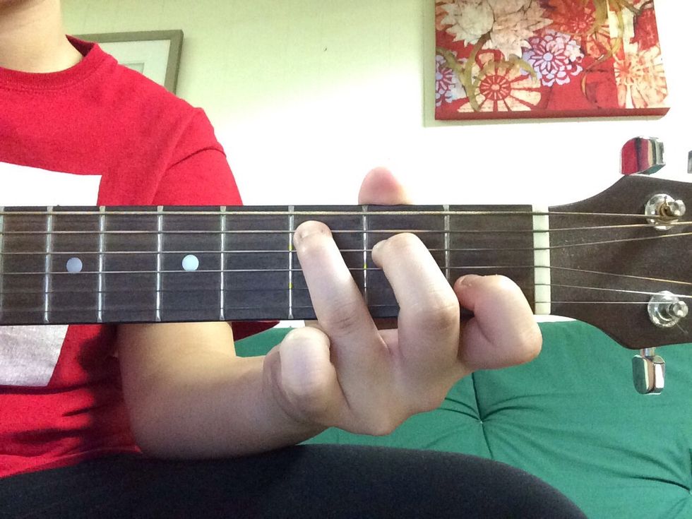 Put aside your pick, and we'll start with the C chord.