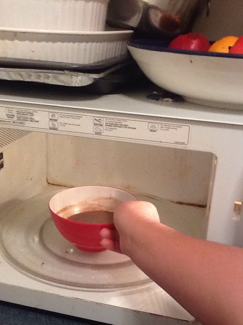 Put back in microwave