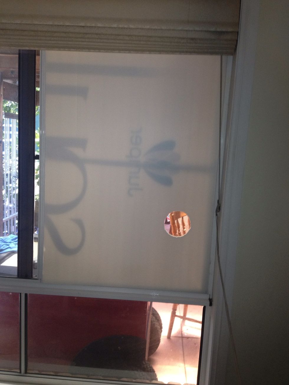 Put back in the window