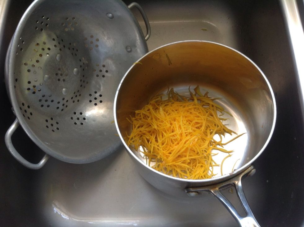 Put back into pan and start again