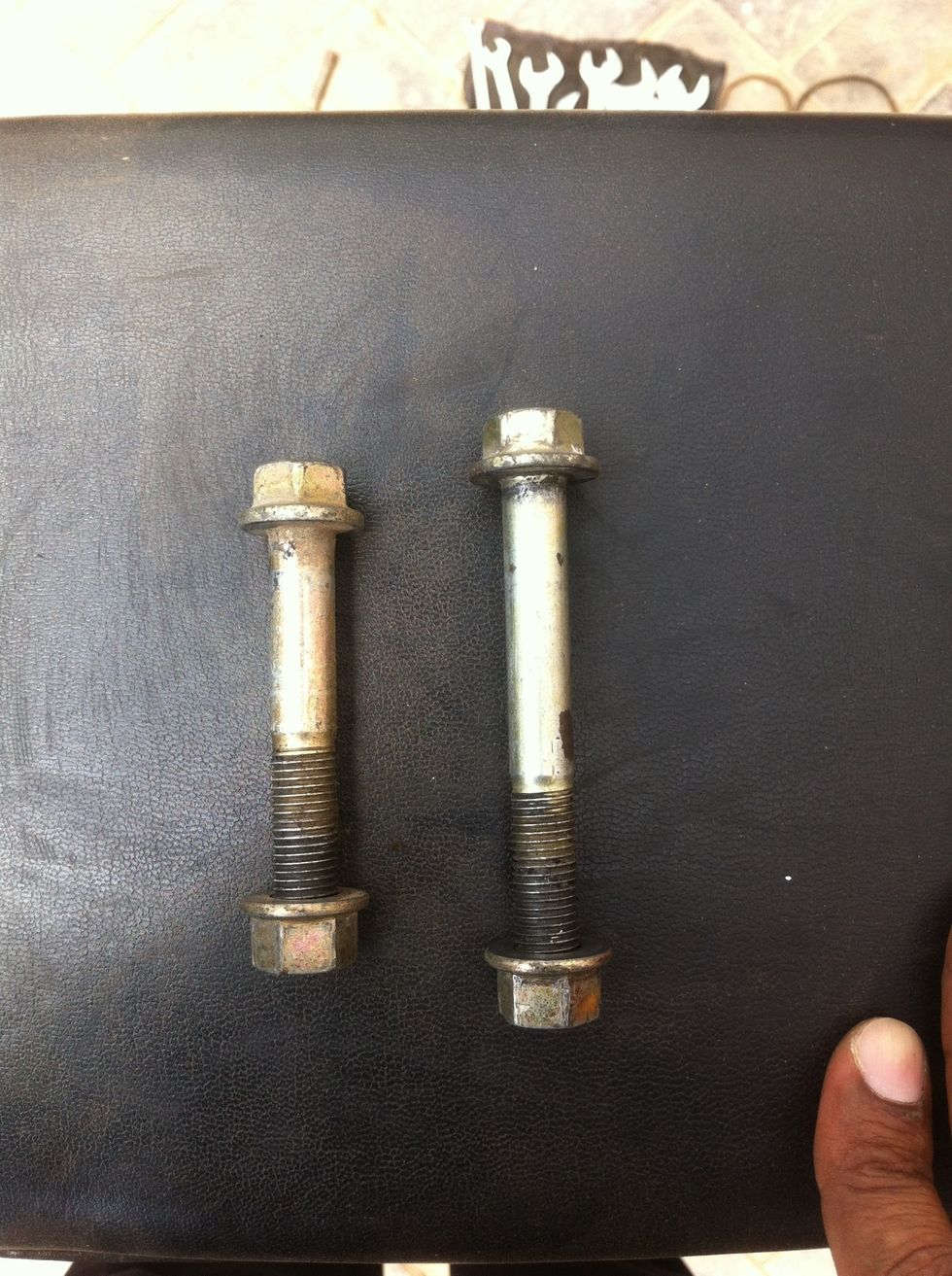 Put back the nuts and store in safe spot, if required clean with WD40 and apply grease.