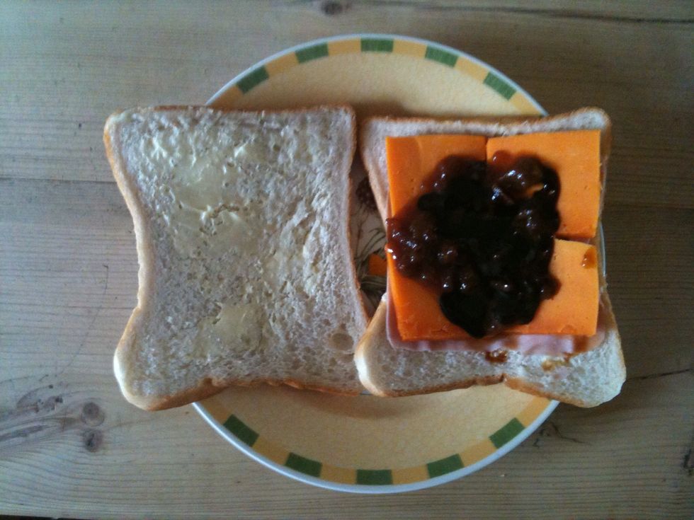 Put bovril onto the chutney