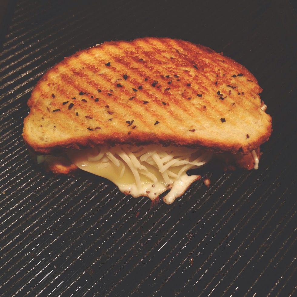 put bread on top.