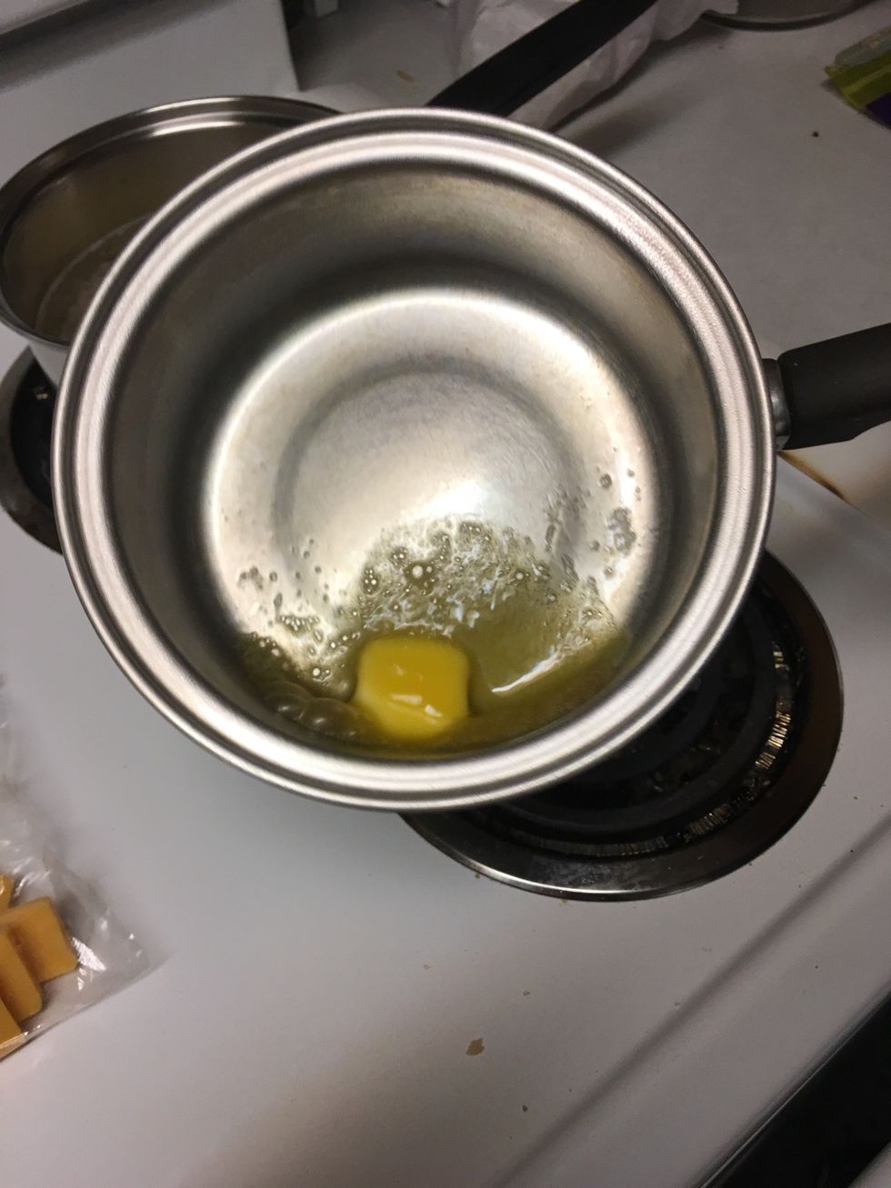 Put butter in sauce pan