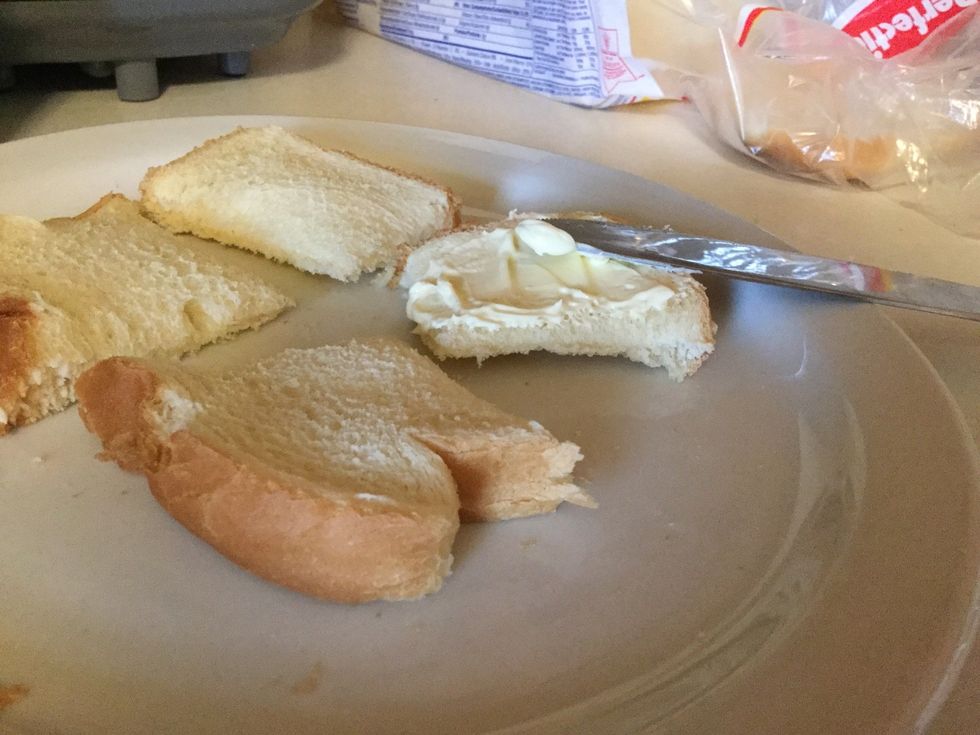 Put butter on it