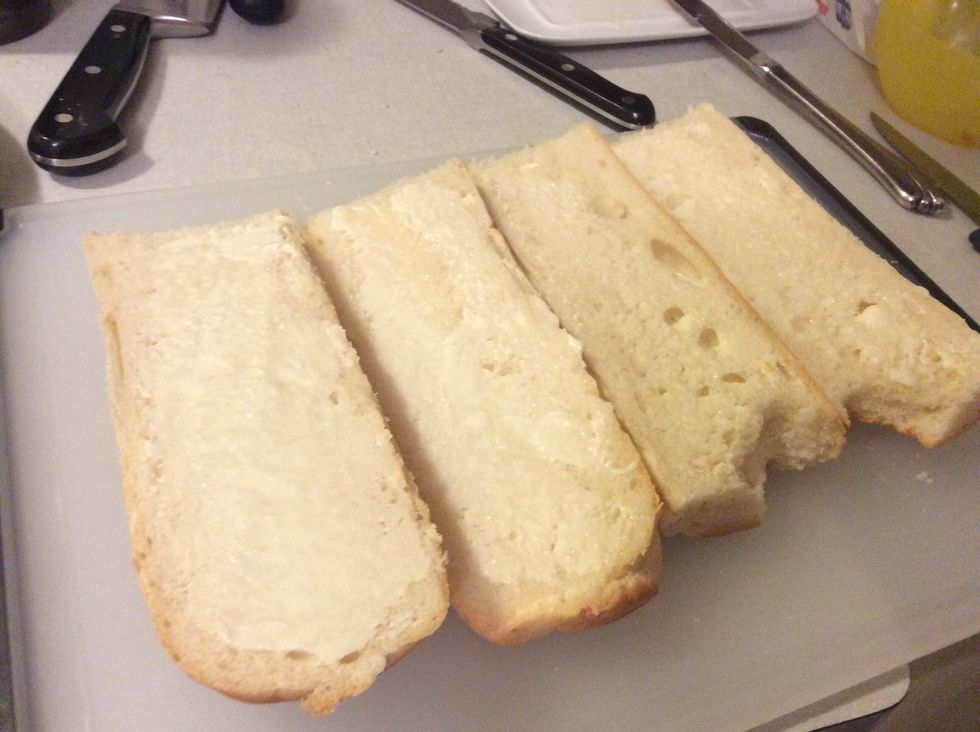 Put butter on your bread