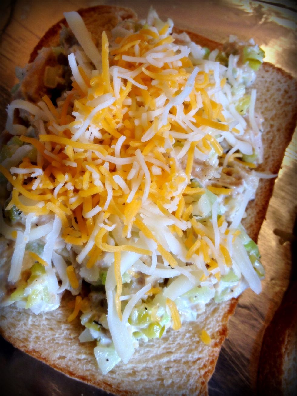 Put cheese on top and return to oven for 2 more minutes.