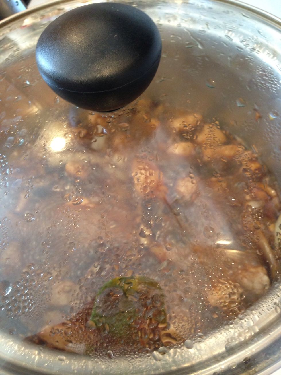 Put cover on and let cook for 15 mins. Do not stir!