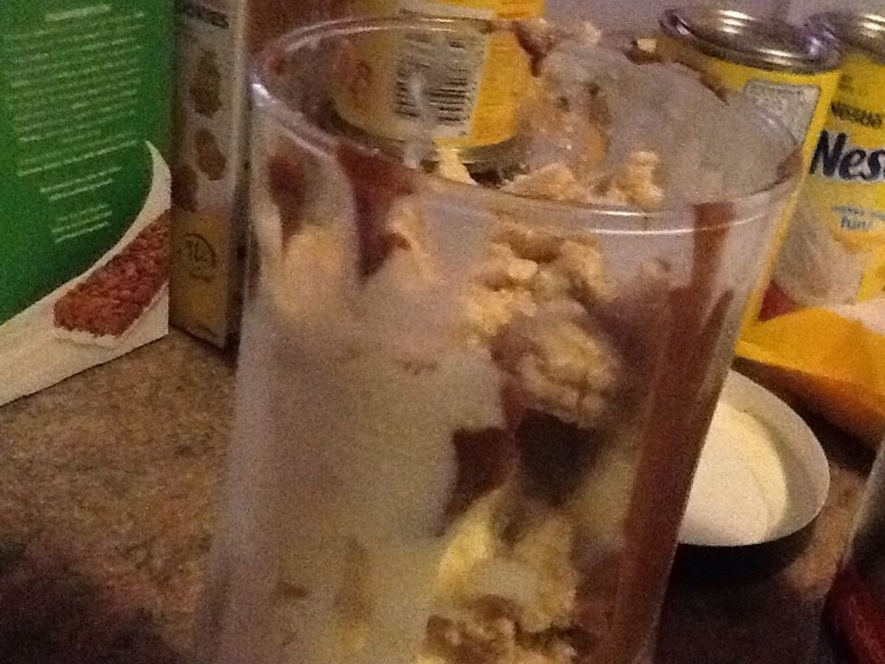Put crackers in at the top