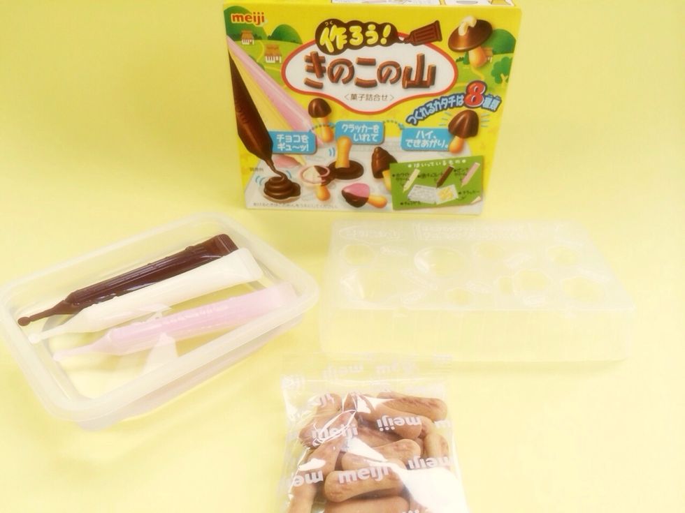 Put cream tubes in hot water to melt them