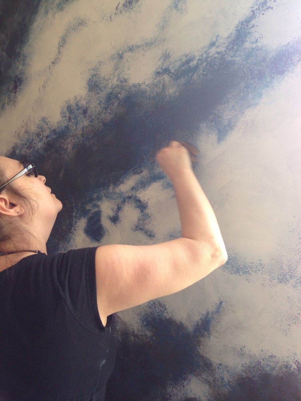 How to paint a wall galaxy B+C Guides