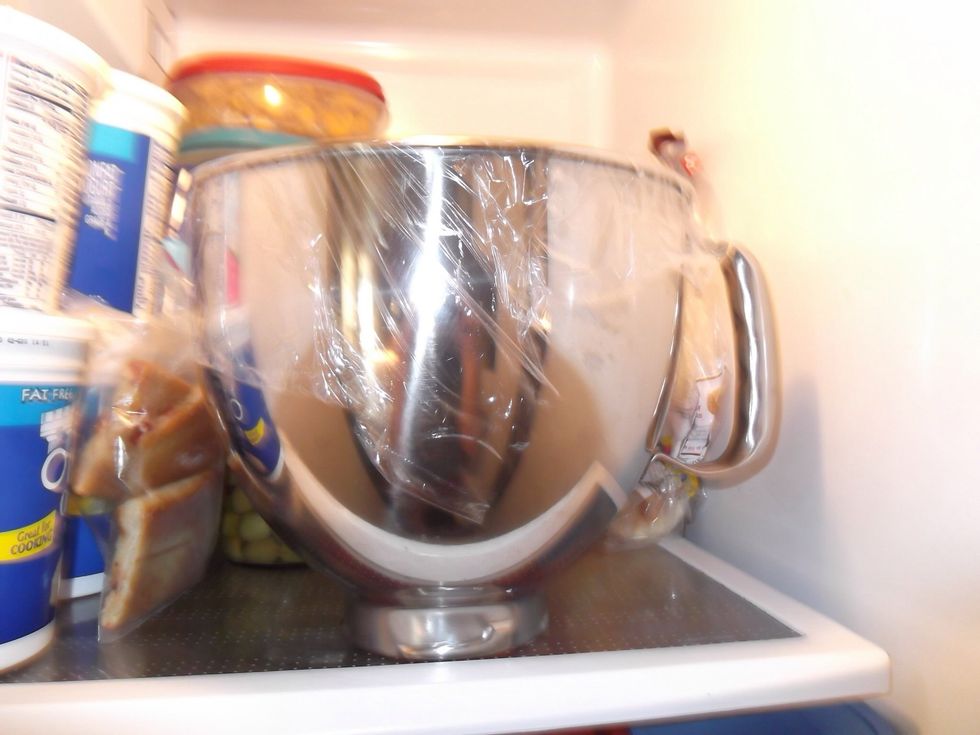 Put dough in fridge to cool for 3 or more hours.