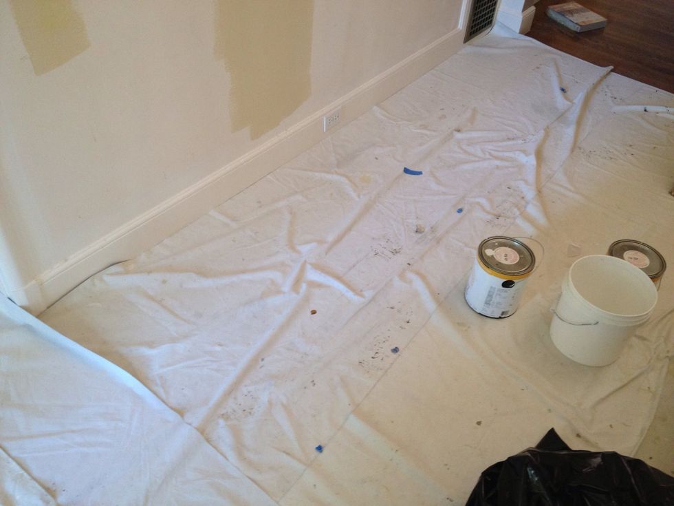 Put down some drop cloths.