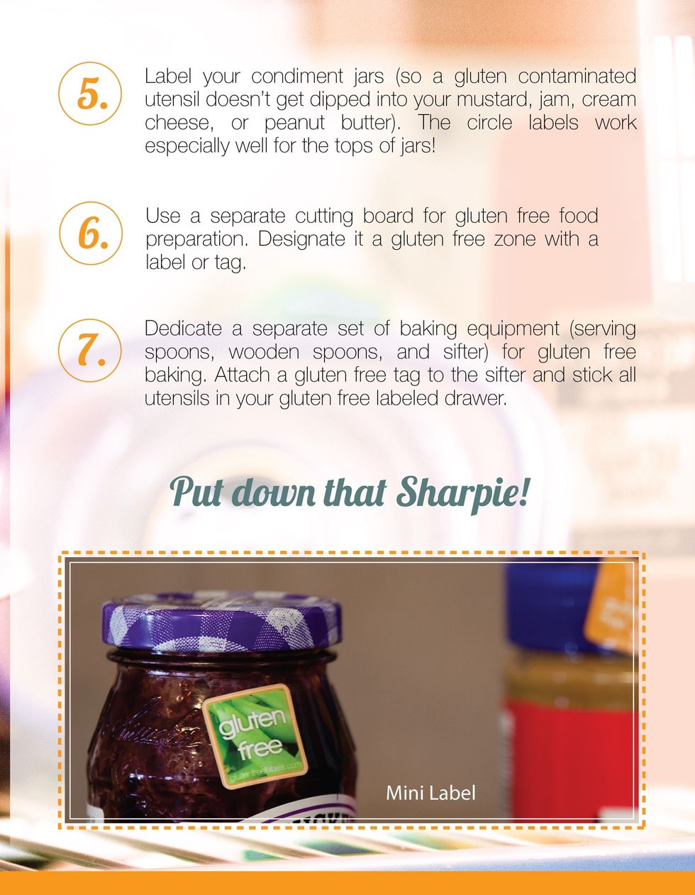 Put down that sharpie and pick up one of our dishwashers and microwave safe tags or labels!