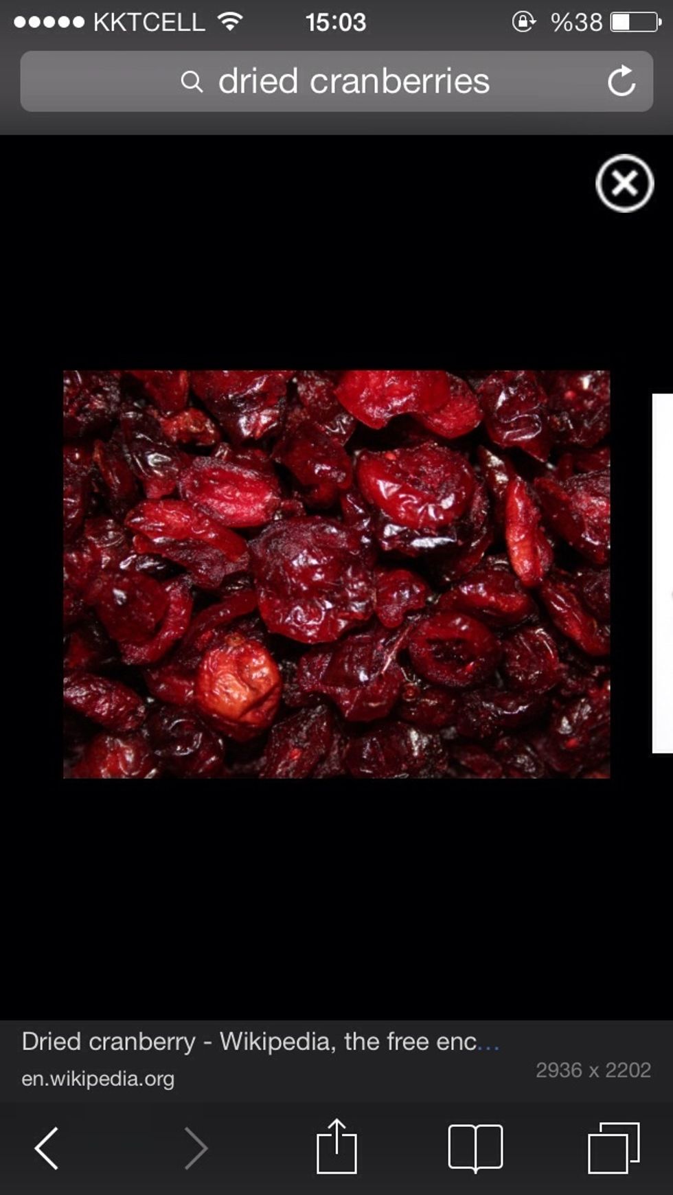 Put dried cranberries and chocolate