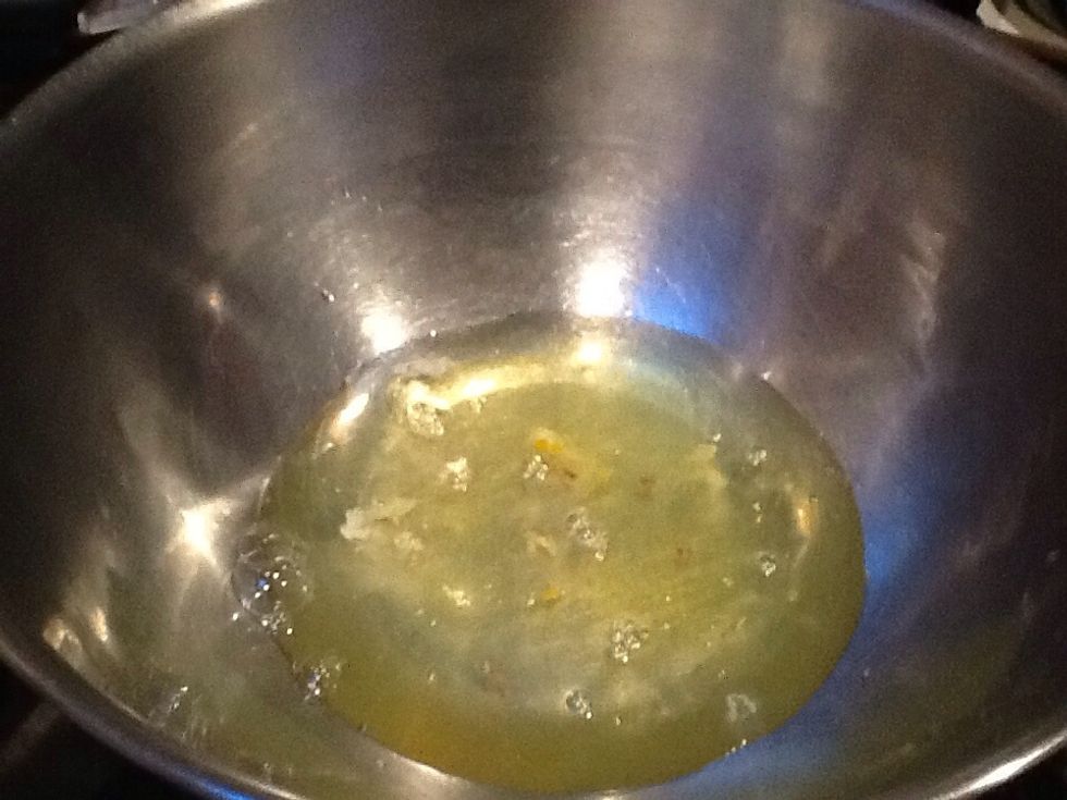 Put egg white in a bowl and put a side