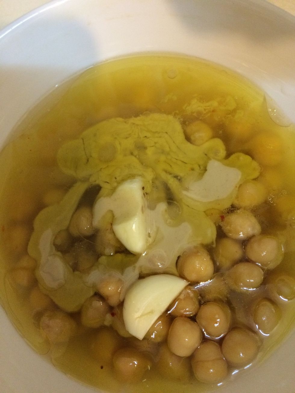 Put everything in a bowl or food processor