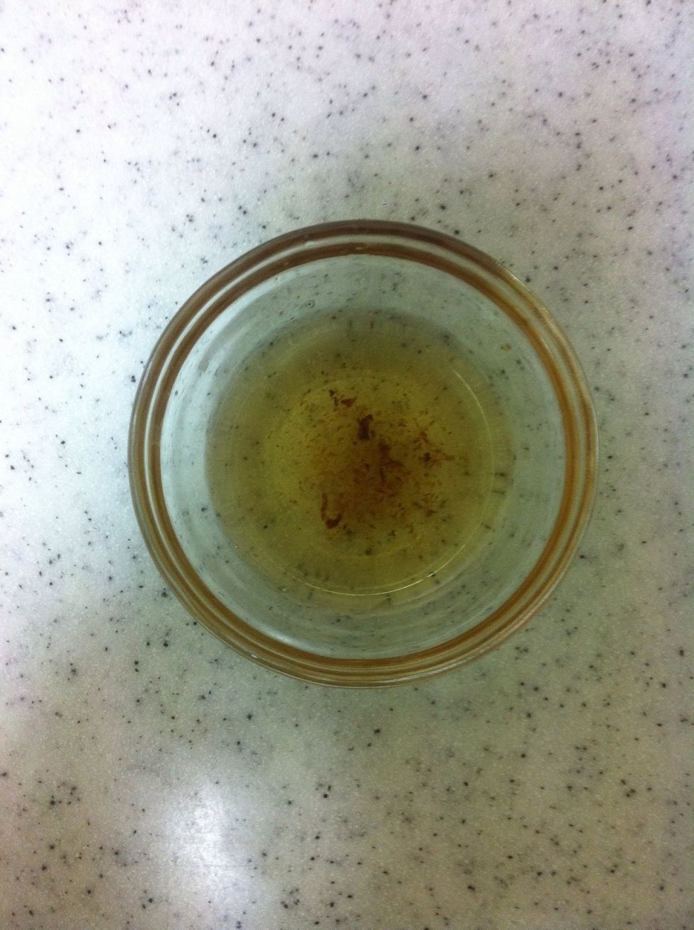 Put extra grease in a dish and throw away once it cools