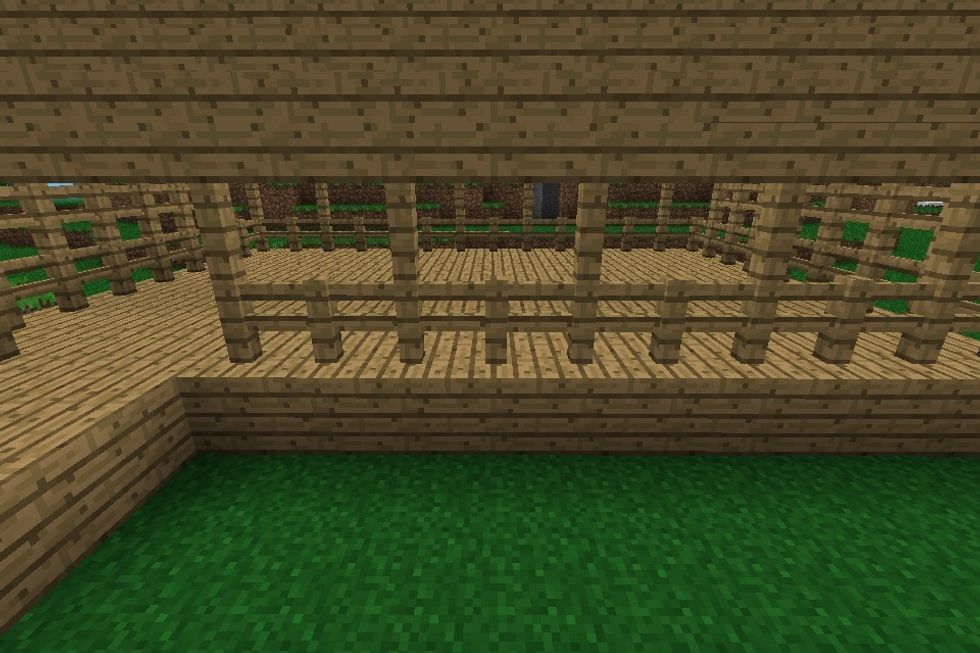 Put fences all around and add another fence on every other block