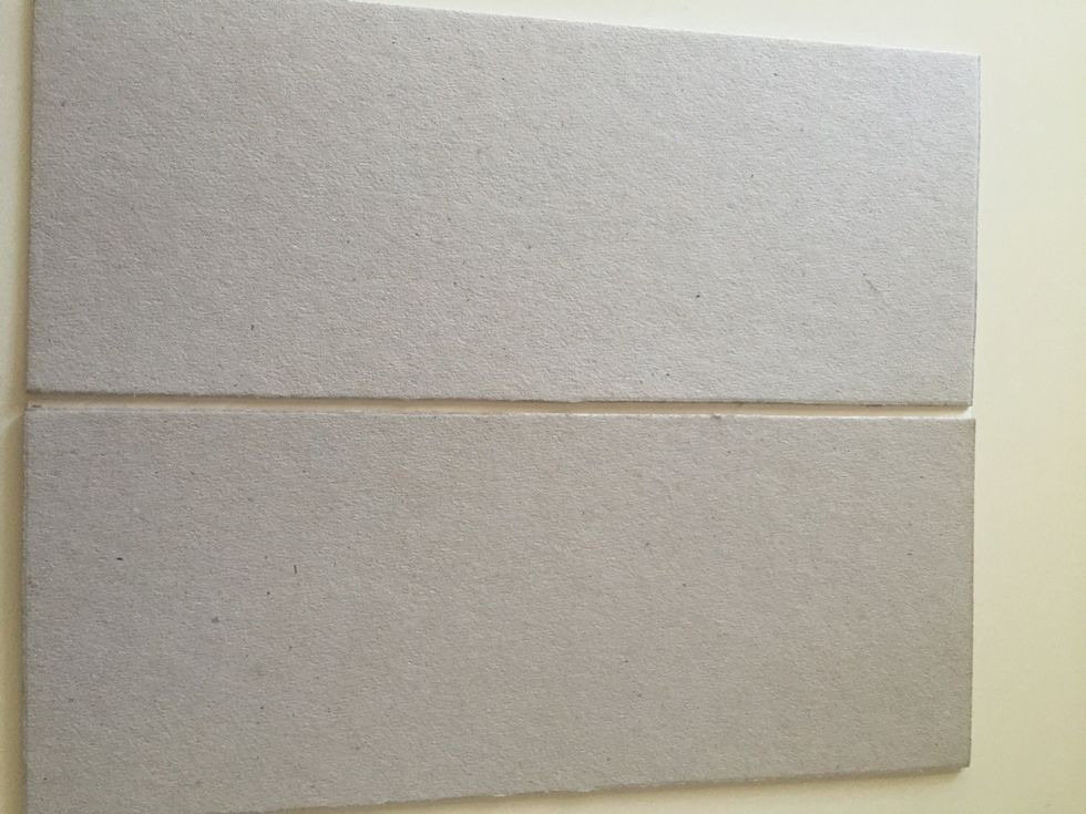 Put glue at chipboard edges to adhere the cardstock to chipboard