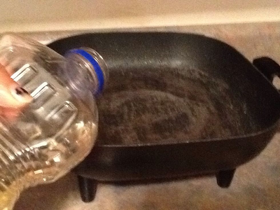 Put in 3 tea spoons of oil