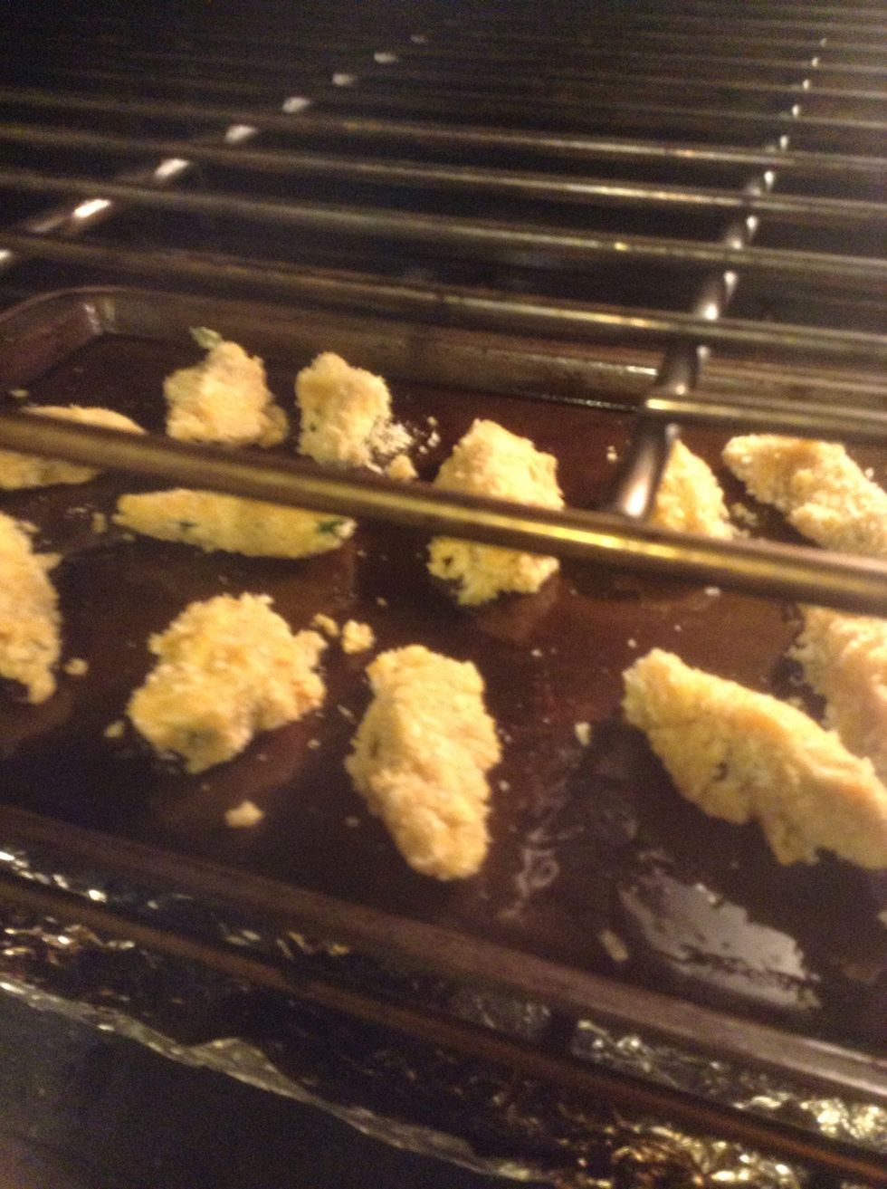 Put in a 375\u00b0 oven and bake until golden brown, about 25 minutes.