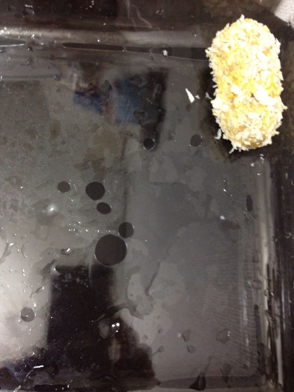 put in a bowl and then into the freezer for at least 30mins.