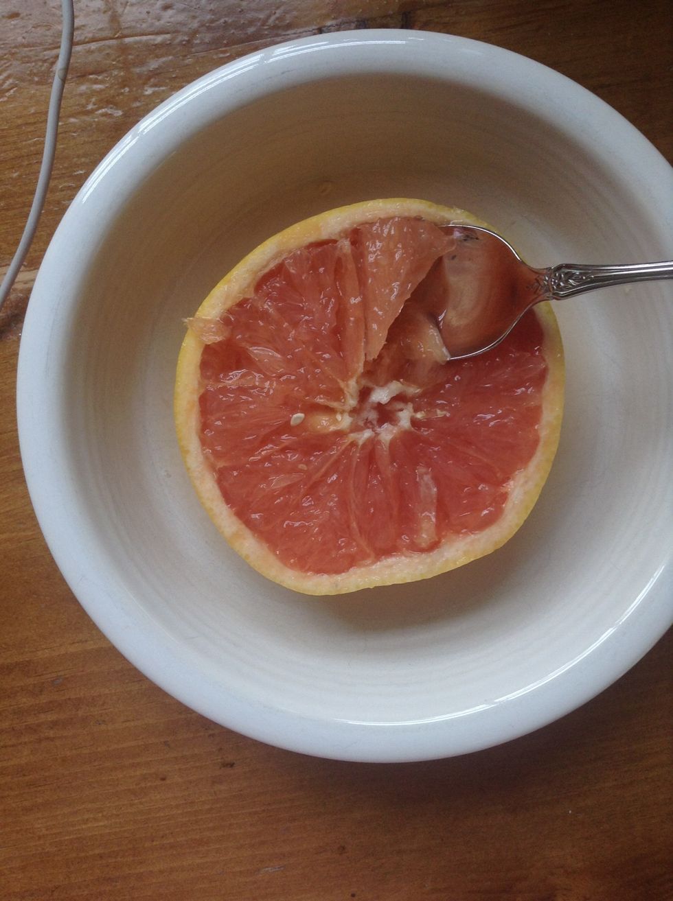 Put in a shallow bowl, scoop with a spoon, and enjoy! :)