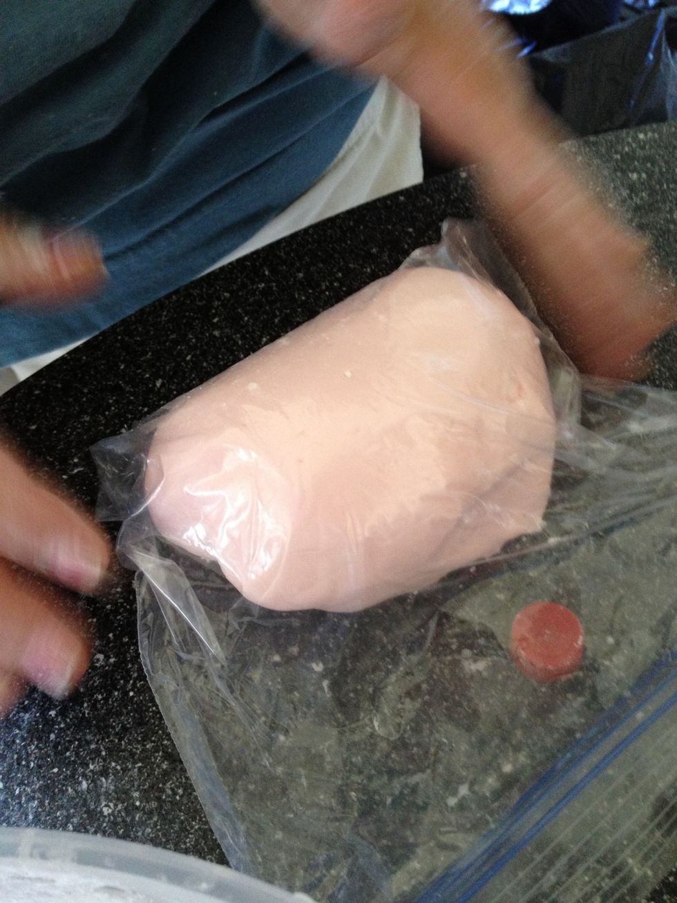 Put in airtight ziplock Baggie