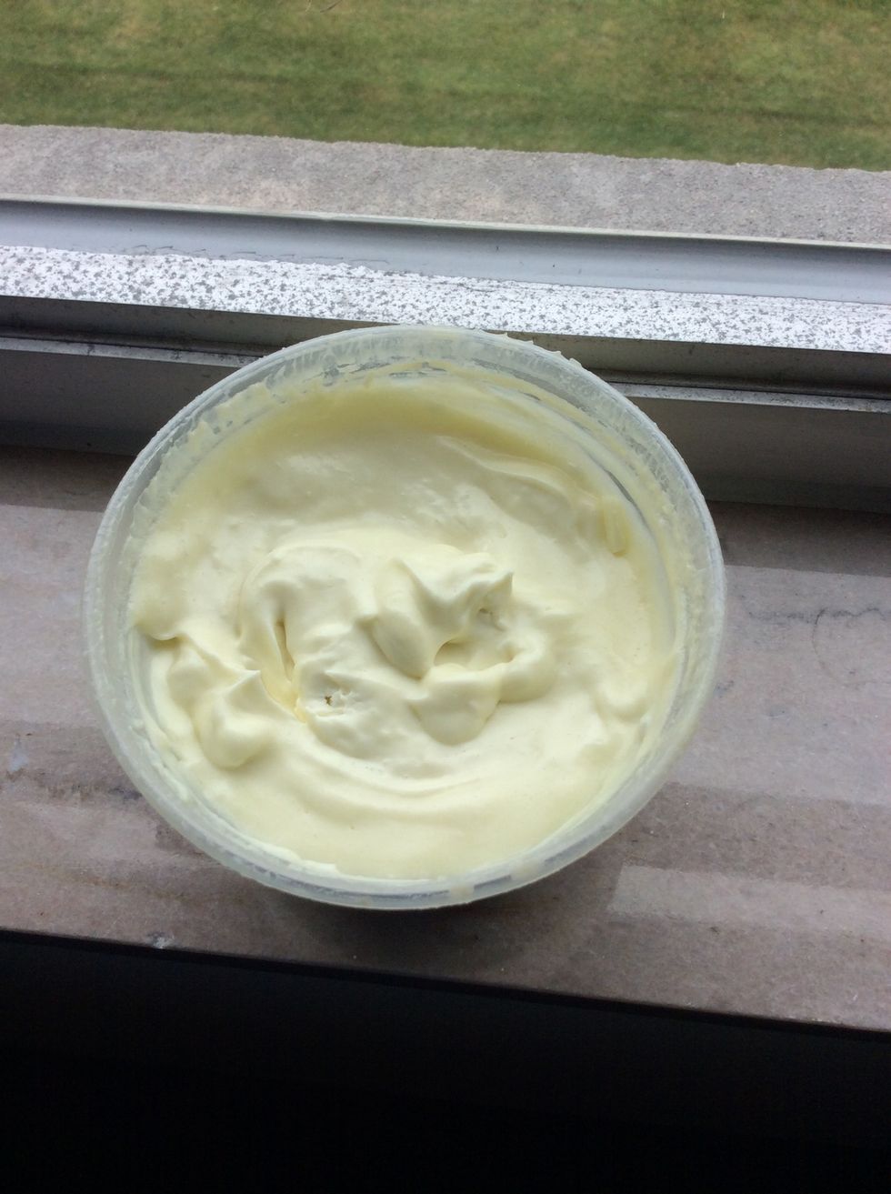 Put in container for storage and VOILA!!!