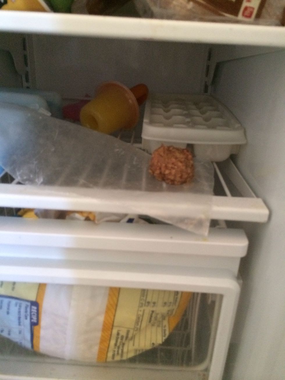 Put in freezer for 10-15 minutes.