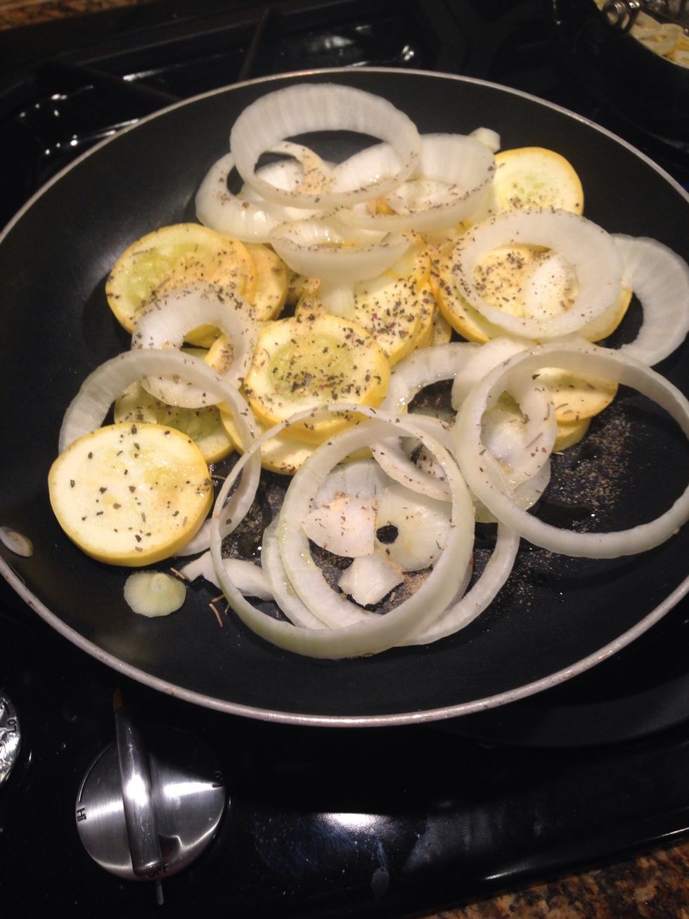 Put in meduim sauce pan ( this is what mine looks like after seasoned we'll get to that at the next step)