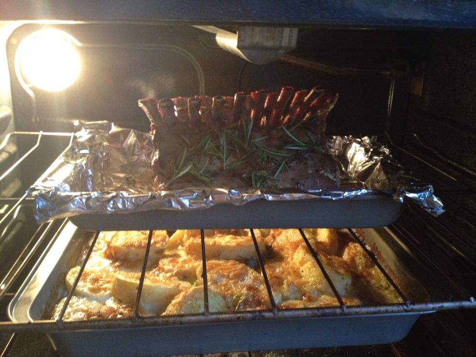 Put in oven and bake at 375 degrees for 17-20 minutes.