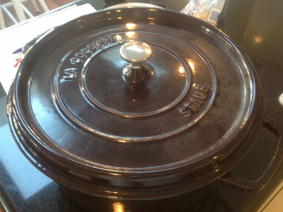 Put in oven at 200-220 degrees over night, at least 15 hours before eating.