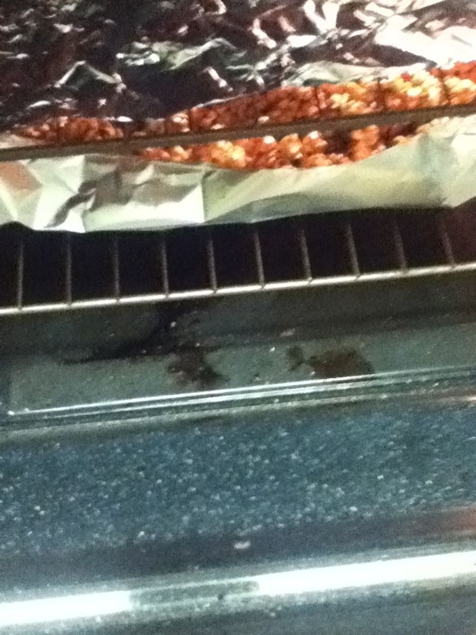 Put in oven