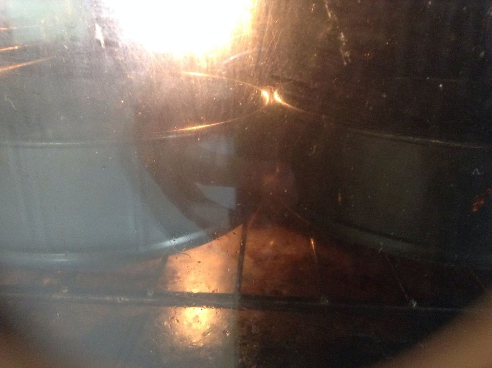 Put in oven