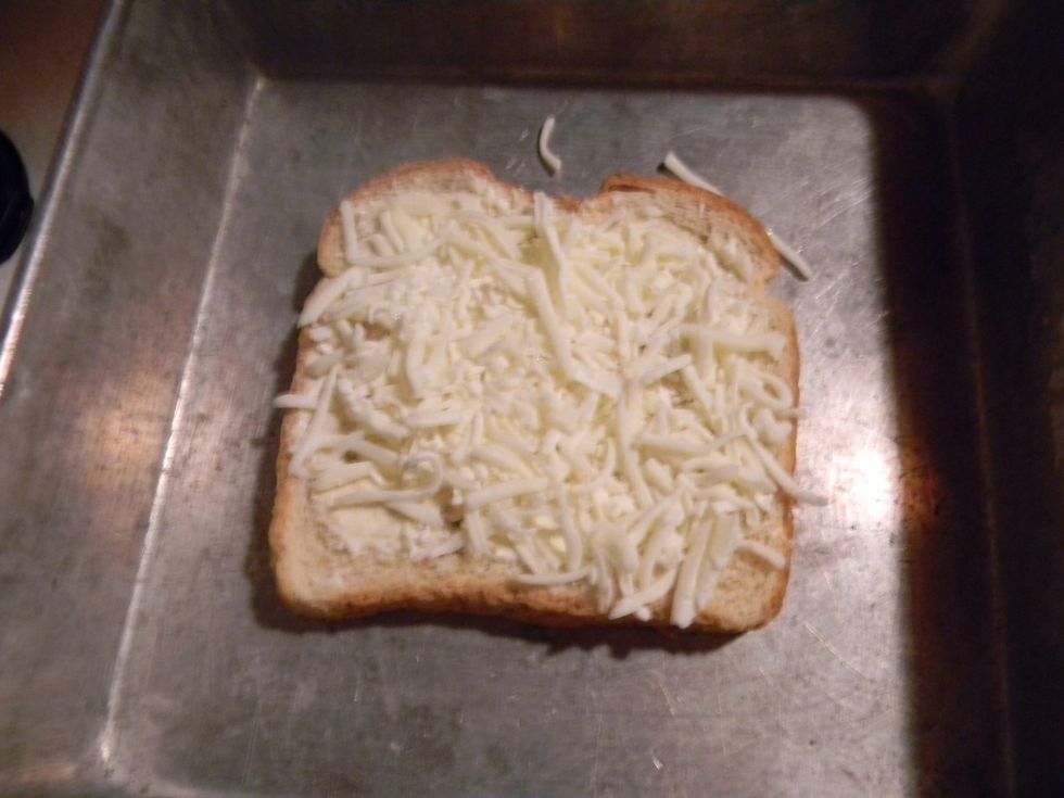 Put in pan then set in oven.