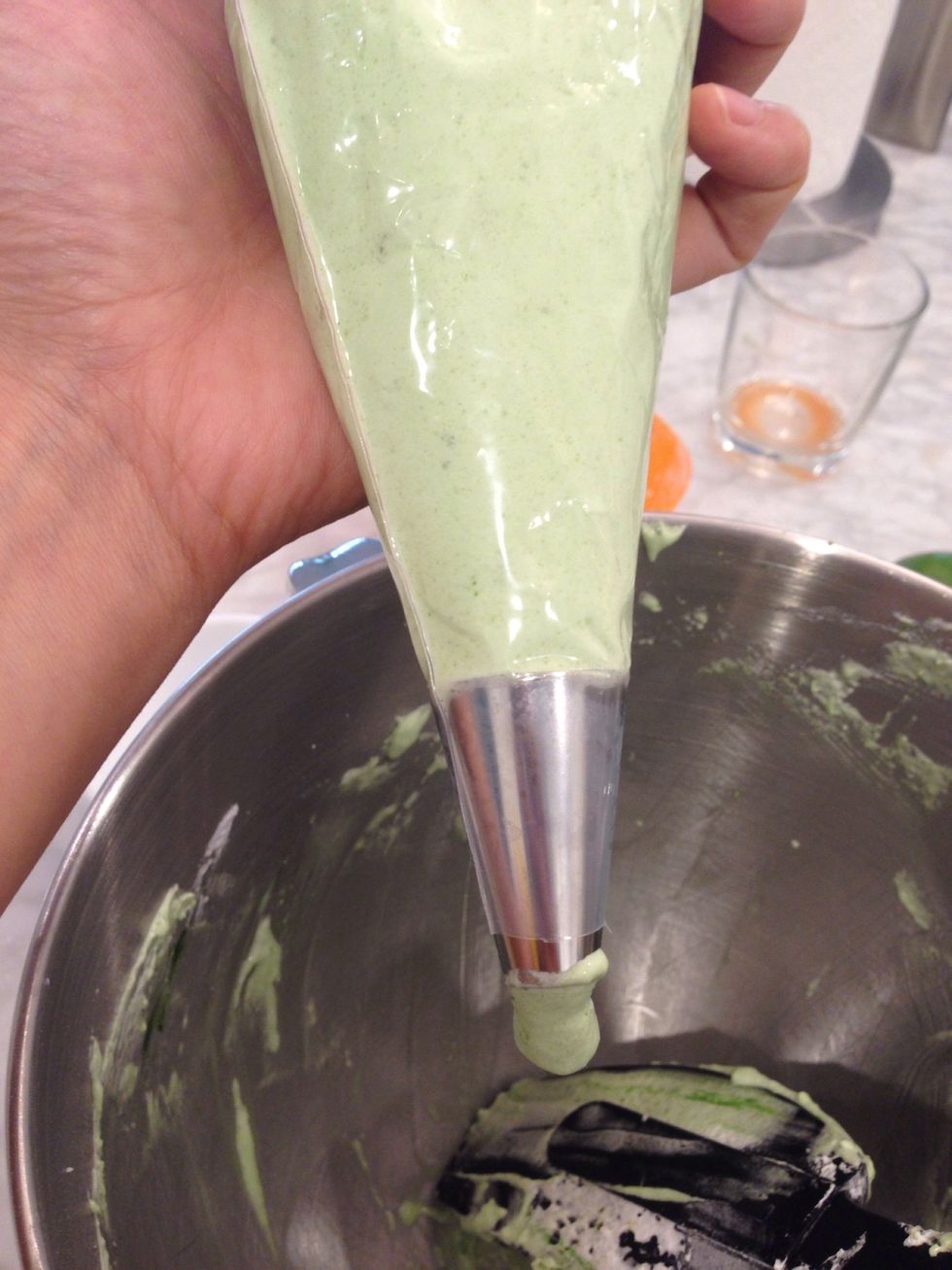 Put in piping bag