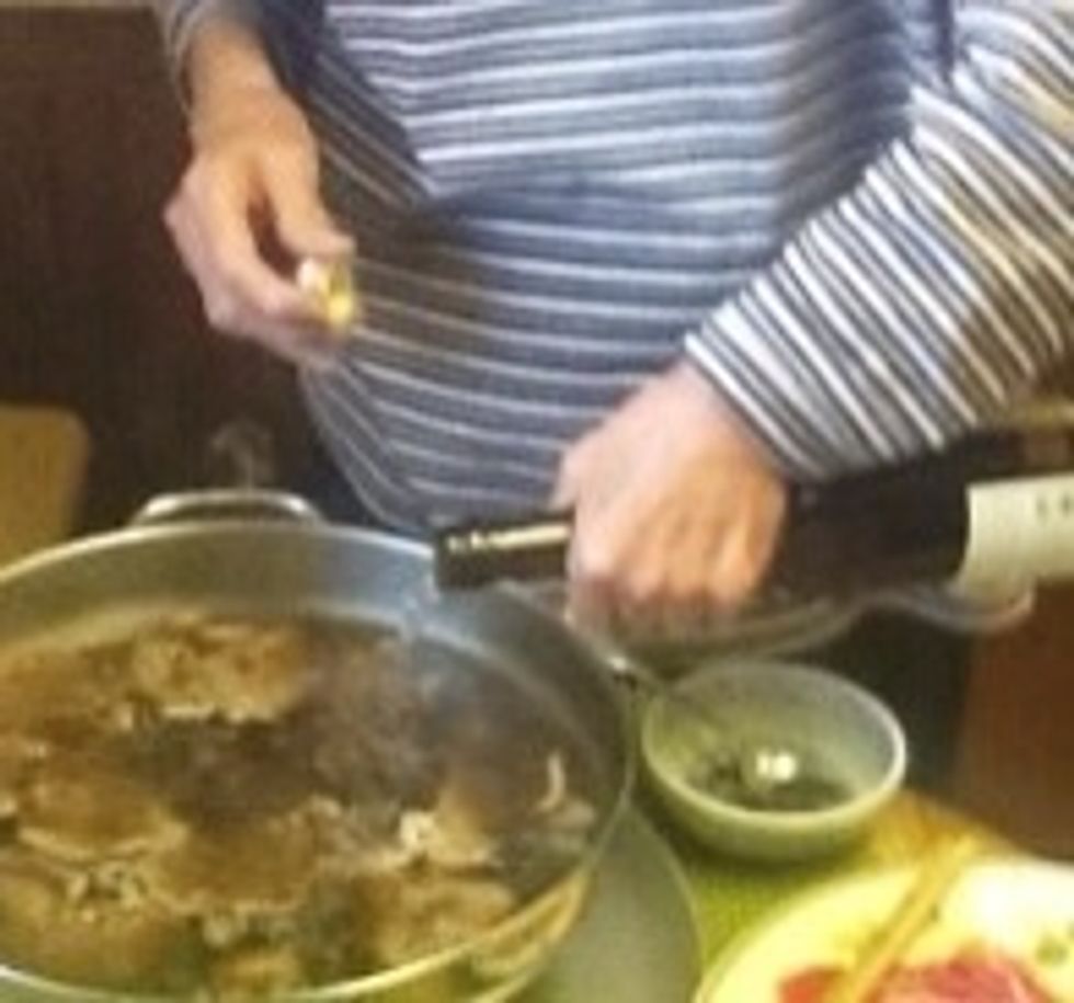 Put in some sake, some soy sauce and some sugar (or mirin). Taste as you go. The broth, too.