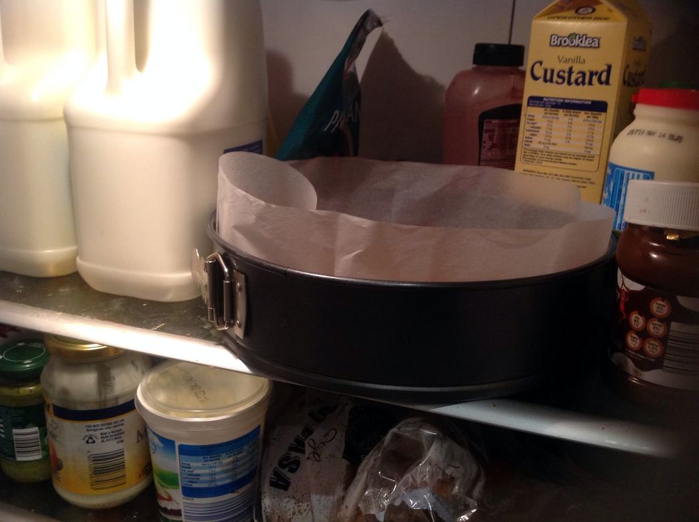Put in the fridge for 10 minutes