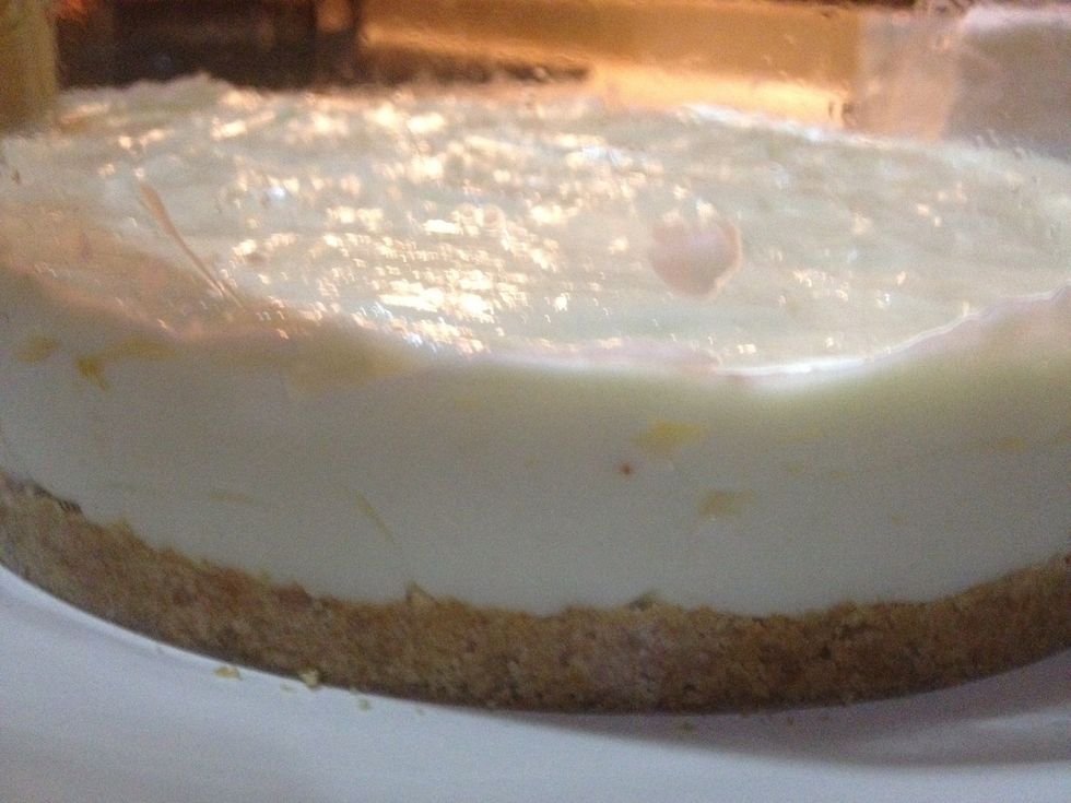 Put in the fridge for 2 hours to set