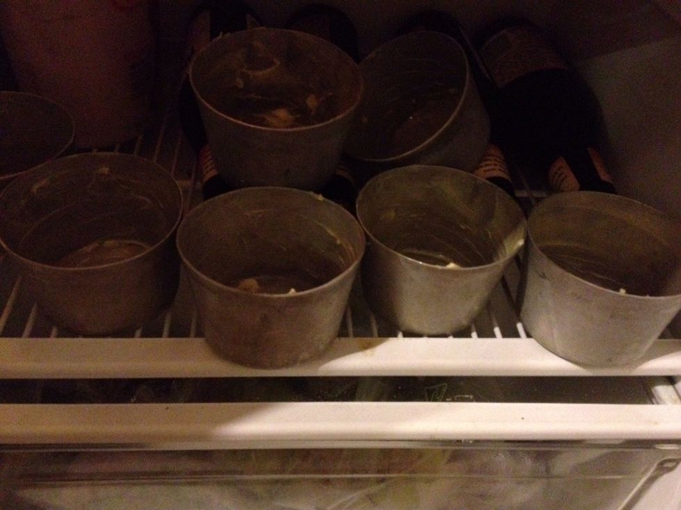 Put in the fridge to set the butter